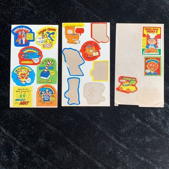 Vintage 80’s GIL Sniffle Sticks Scratch & Sniff Stickers - PEPPERMINT - Rare - Picture 1 of 8